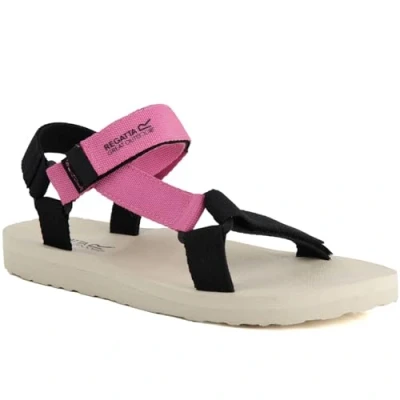 Afbeelding van Regatta Dames Lady Vendeavour Outdoor Wandelen Strappy Sandalen, Fuchsia Zwart, 38 EU