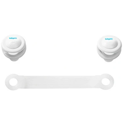 Afbeelding van Baby Ono Wit 2 Stuks Zelfklevend Multilock 953/01
