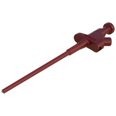 Afbeelding van SKS Hirschmann KLEPS 30 rt Fijn krokodilklem Steekaansluiting 4 mm CAT I Rood