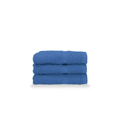 Afbeelding van Gabel Gastendoekjes, badstof van puur katoen, waterafstotend, 40 x 60 cm, blauw, 3 stuks