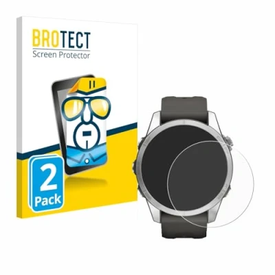 Afbeelding van BROTECT (2 Stuks) Schermbeschermer voor Garmin Fenix 7S Pro Solar (42 mm) Screen Protector Transparant