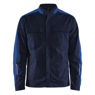 Afbeelding van Blaklader 444418328985M Stretch industriële jas, marineblauw/korenbloem, maat M