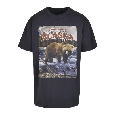Afbeelding van Upscale by Mister Tee Tshirt print, Heren, Maat: Small, Navy