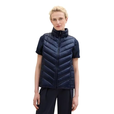 Afbeelding van TOM Tailor Stepp Bodywarmer, Dames, Maat: Large, Sky captain blue