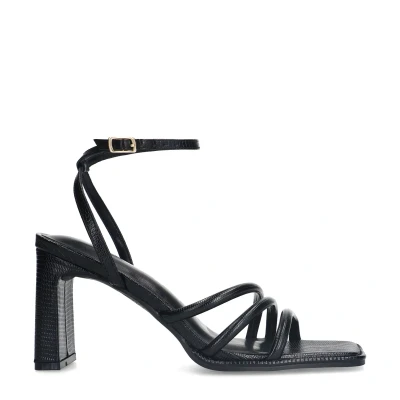 Afbeelding van Sacha Zwarte Dames Sandalen met Hakken (Maat 40)