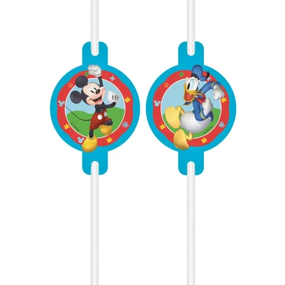 Afbeelding van Mickey Rock The House Rietjes per 4 stuks