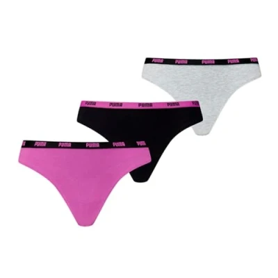 Afbeelding van Puma 3 PACK String, Dames, Maat: Small, Purple combo