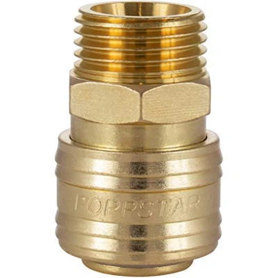 Afbeelding van Poppstar Snelkoppeling Perslucht NW 7,2 met 1/2&quot; Schroef Buitendraad voor Persluchtaansluiting