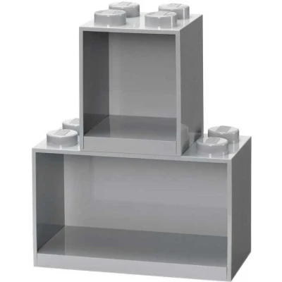 Afbeelding van Plank Lego Iconic Grijs (2 Delig)