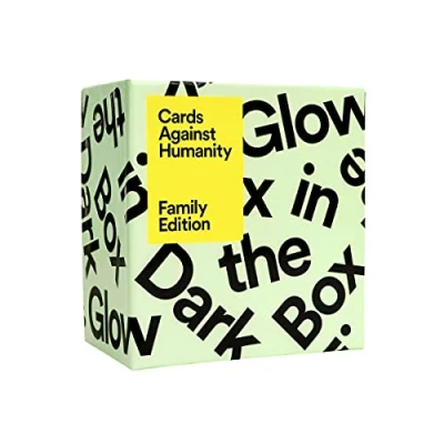 Afbeelding van Cards Against Humanity Family Edition First Expansion Glow In The Dark Box