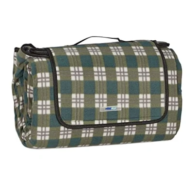 Afbeelding van Relaxdays picknickkleed 200x300 waterdicht picknickdeken xl kleed park geruit