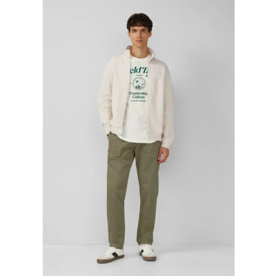 Afbeelding van s.Oliver Tshirt print, Heren, Maat: Small, Weiß