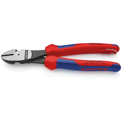 Afbeelding van Knipex 742200T Kracht Zijsnijtang met borghaak 200mm