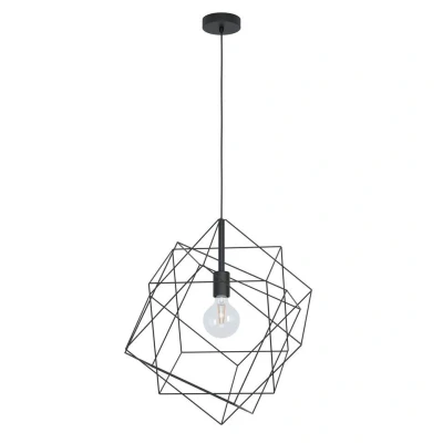 Afbeelding van EGLOÂ StraitonÂ Â HanglampÂ E27Â Ã ̃Â 51,5Â cmÂ Zwart