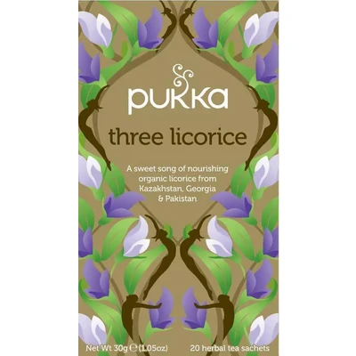 Afbeelding van Pukka Three Licorice Bio, 20 stuks