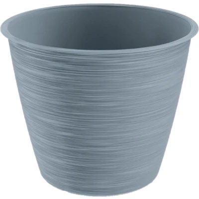 Afbeelding van Prosperplast plantenpot/bloempot kunststof steengrijs D20 x H17 cm