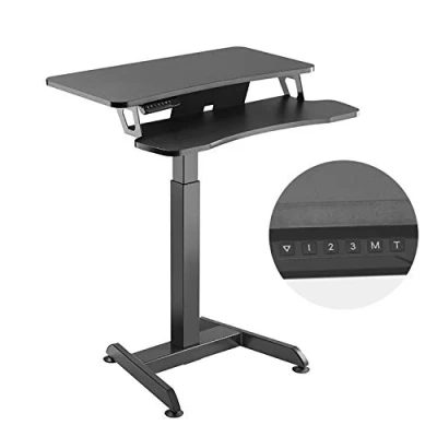 Afbeelding van Maclean MC 835 Elektrisch in hoogte verstelbare computertafel, werktafel, tot 37 kg, staande en zitpositie, 72 122 cm, verstelbaar