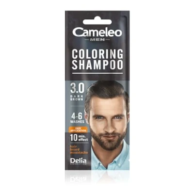 Afbeelding van Cameleo Heren Kleuring Shampoo DONKER BRUIN 15 ml