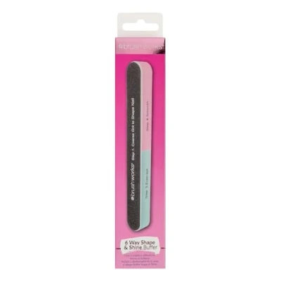 Afbeelding van Brushworks 6 Sided Nagelvijl Shape &amp; Shine