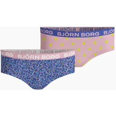 Afbeelding van Bjorn Borg Meisjes Hipster 2p Tiny Flower &amp; Dot Maat 158 164 Vrouwen