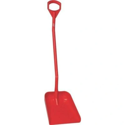 Afbeelding van Vikan Ergonomische Schop met Groot Blad 131cm Rood