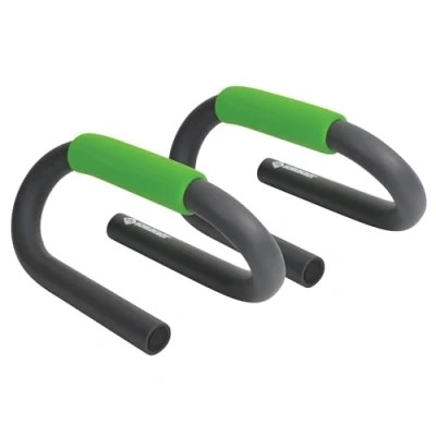 Afbeelding van Schildkröt Fitness Push upbar 2 Opdruksteunen Staal Groen/Antraciet