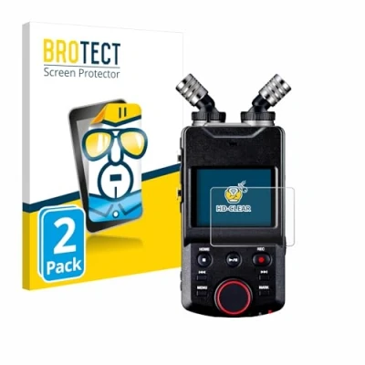 Afbeelding van BROTECT Screenprotector voor Tascam Portacapture X6 Folie Beschermfolie transparant (2 Stuks)