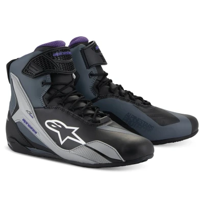 Afbeelding van Alpinestars Stella Faster 4 Dames Motorschoenen, zwart grijs donkerrood, afmeting 43 voor vrouw