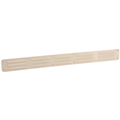 Afbeelding van Nedco schoepenrooster omgezette rand alum. 650 x 65 mm wit