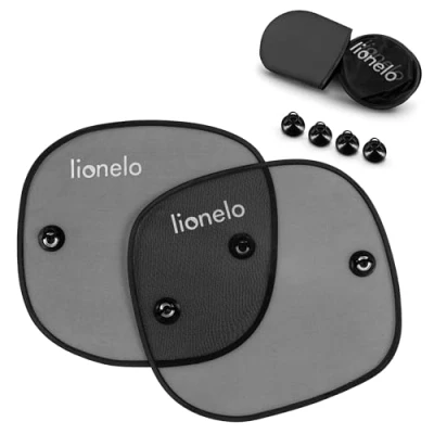 Afbeelding van Lionelo Sunshade zonneschermen voor het autoraam Set van 2 Gemakkelijk en snel de monteren