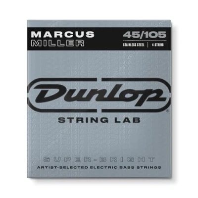 Afbeelding van Dunlop Marcus Miller Super Bright Bass Strings 4 string Set Snarenset voor basgitaar