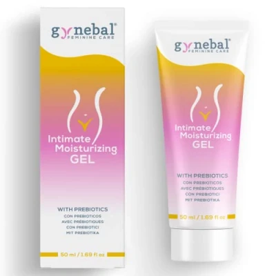 Afbeelding van 50 ml GYNEBAL HYDRA prebiotische glijmiddel intieme gel verzorging voor dames uitwendig gebruik Intimate moisturizing and lubricant external vulvar