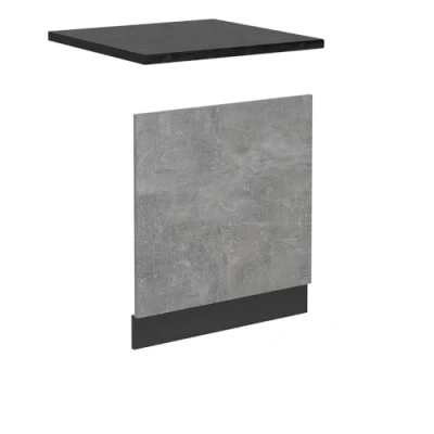 Afbeelding van Vicco Voorpaneel vaatwasser R Line, Beton/Antraciet, 60 cm , WB Antraciet