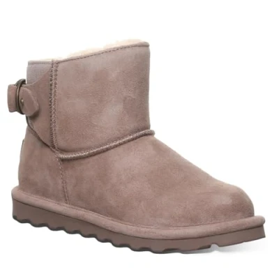 Afbeelding van Bearpaw Alyssa Enkellaars voor dames, Taupe Kaviaar, 43 EU