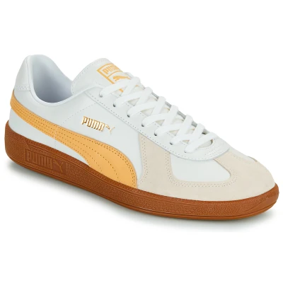 Afbeelding van Puma ARMY Trainer Unisex Sneakers laag, Maat: 39, White/alpine snow/tangerine Leer