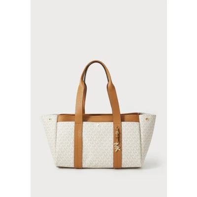 Afbeelding van Michael Kors Romee TOTE Handtas, Dames, Maat: One Size, Vanilla/acrn