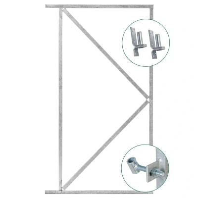 Afbeelding van IJzeren deurframe 80x100 cm Tuindeco