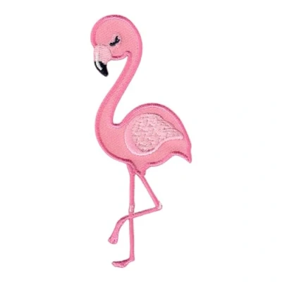 Afbeelding van PatchMommy Flamingo Strijkapplicatie Patch Applicatie Strijkembleem Strijkapplicaties Applicaties Kinderen