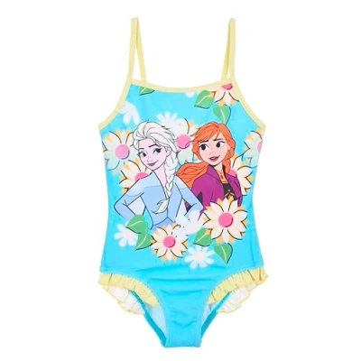 Afbeelding van Disney Frozen Badpak Anna &amp; Elsa Turquoise maat 110