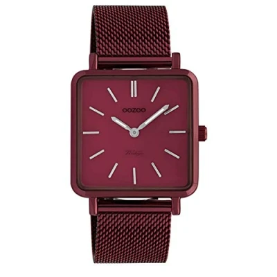 Afbeelding van Oozoo Horloge Rot weiß, Dames, Maat: One Size, weiß
