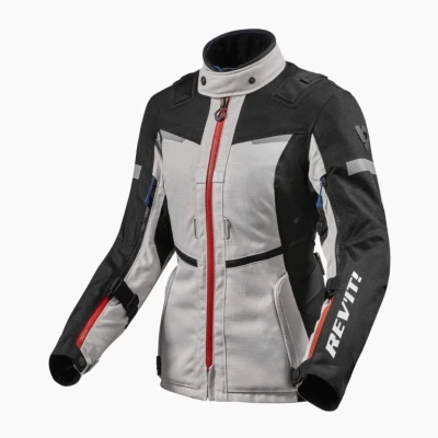 Afbeelding van Rev&#039;it Sand 4 H2O dames textiel jas zilver/zwart