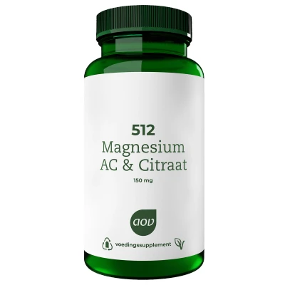 Afbeelding van Gratis Verzending: 2x AOV 512 Magnesium AC&amp;Citraat 60 tabletten