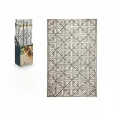 Afbeelding van Tapijt GiftDecor EXAG 1006 Wit Grijs Polypropyleen 120 x 180 cm (12 Stuks)