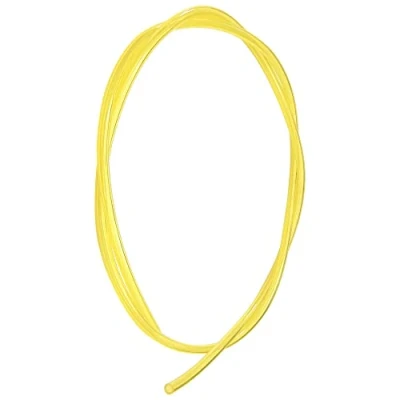 Afbeelding van cyclingcolors Benzineslang 3 mm binnen x 5 1 m geel transparant siliconen brandstofslang trimmer grasmaaier kettingzaag bosmaaier