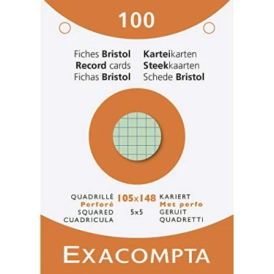 Afbeelding van Exacompta 13659E Bristol karton, 10 x 14 cm, meerkleurig