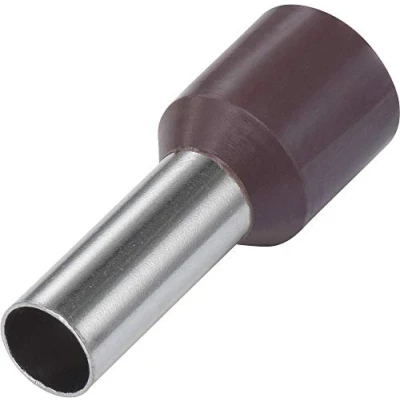 Afbeelding van Vogt Verbindungstechnik 470812 Adereindhulzen 10 mm² Deels geïsoleerd Bruin 100 stuk(s)