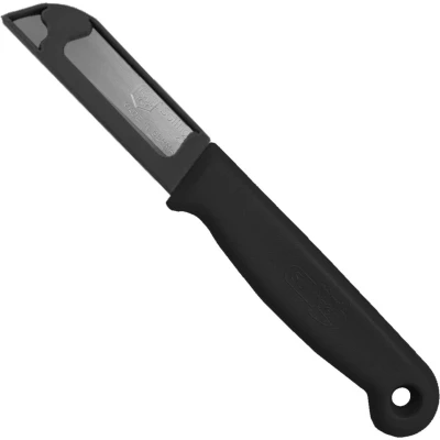 Afbeelding van Solingen Schilmesje RVS Glad 16 cm met &quot;Blade Cover&quot; Zwart