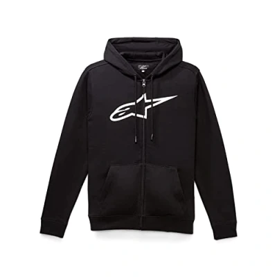 Afbeelding van Alpinestars, Ageless Ii Fleece, Capuchon, Zwart Wit, M, Mens