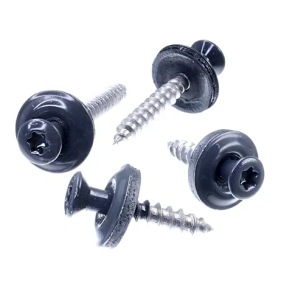 Afbeelding van SECCARO Spenglerschroef 4,5 x 45 mm, RAL 7016 antracietgrijs, roestvrij staal A2, EPDM afdichtring 15 TX/binnenzeskant, 100 stuks