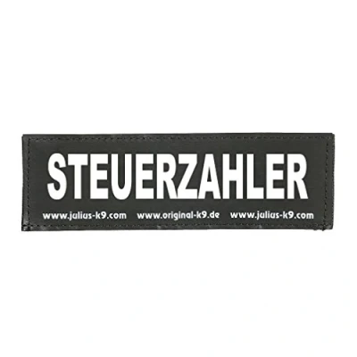 Afbeelding van Julius K9 Verwisselbare haak &amp; lus patches, Steuerzahler, Small, Zwart